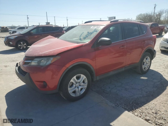 2014 Toyota RAV4 LE with VIN 2T3ZFREV3EW113345, listed as a Copart auction lot 49911645 with 117,795 mi miles and Salvage Title. Bid and sale history available at carsss.com. Image 1.