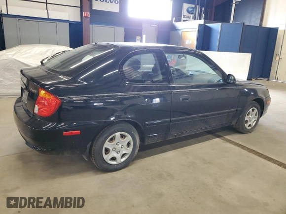 2005 Hyundai Accent GLS with VIN KMHCG35C95U327960, listed as a Copart auction lot 77151314 with 101,556 mi miles and Clean Title. Bid and sale history available at carsss.com. Image 3.