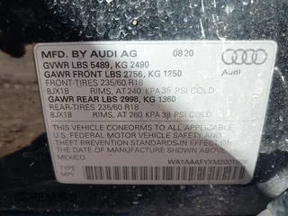 2021 Audi Q5 Premium z VIN WA1AAAFYXM2001908, wystawiony jako IAAI lot #41742826 z przebiegiem 118 540 mil mil oraz . Historia ofert i sprzedaży dostępna na DreamBid. Obrazek 9.