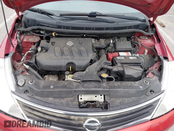 2011 Nissan Versa 1.8 S with VIN 3N1BC1AP8BL466172, listed as a IAAI auction lot 41814965 with 178,076 mi miles. Bid and sale history available at carsss.com. Image 10.