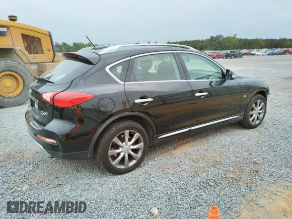2017 Infiniti QX50 with VIN JN1BJ0RP1HM388885, listed as a Copart auction lot 53491063 with 81,348 mi miles. Bid and sale history available at carsss.com. Image 3.
