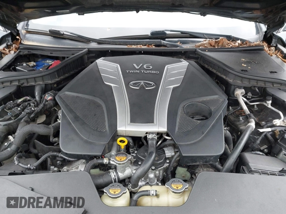2018 Infiniti Q50 3.0t LUXE with VIN JN1EV7AR3JM438408, listed as a IAAI auction lot 42196488 with 134,519 mi miles. Bid and sale history available at carsss.com. Image 10.
