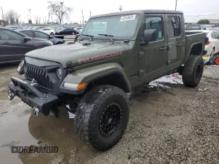 2022 Jeep Gladiator Willys with VIN 1C6HJTAG3NL170069, listed as a Copart auction lot 45163635 with 30,521 mi miles and Salvage Title. Bid and sale history available at carsss.com. Image 1.