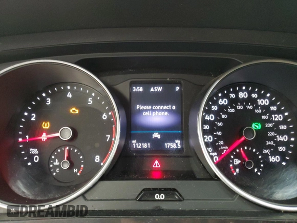2021 Volkswagen Tiguan SE with VIN 3VV3B7AX9MM078843, listed as a Copart auction lot 53718875 with 112,181 mi miles and Clean Title. Bid and sale history available at DreamBid. Image 9.