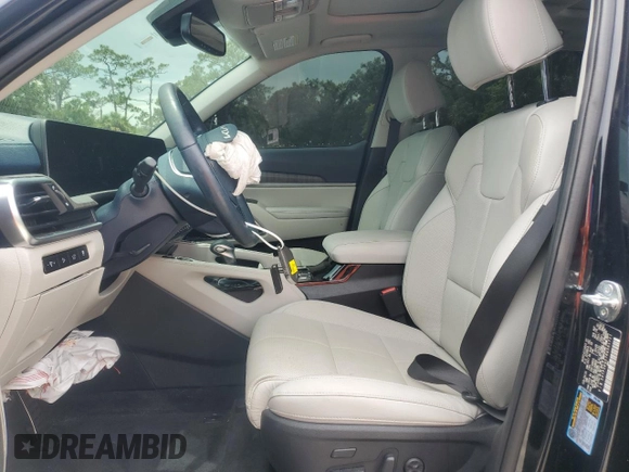 2024 Kia Telluride SX X-Line с VIN 5XYP5DGC7RG501711, выставлен на аукционе Copart как лот 63407215 с пробегом 17 659 миль миль и На запчасти • Non repairable. История ставок и продаж доступна на DreamBid. Изображение 7.