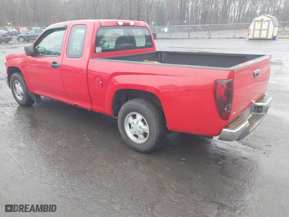 2007 Chevrolet Colorado LT w/1LT with VIN 1GCCS199078255726, listed as a IAAI auction lot 41745216 with 160,234 mi miles. Bid and sale history available at carsss.com. Image 3.