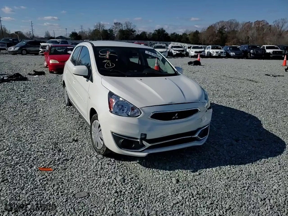 2019 Mitsubishi Mirage ES with VIN ML32A3HJ4KH012969, listed as a Copart auction lot 81816884 with 40,822 mi miles and Salvage Title. Bid and sale history available at carsss.com. Image 10.