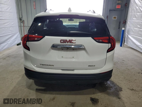2020 GMC Terrain SLE with VIN 3GKALTEV0LL330198, listed as a Copart auction lot 51266175 with 47,384 mi miles and Salvage title. Bid and sale history available at DreamBid. Image 6.