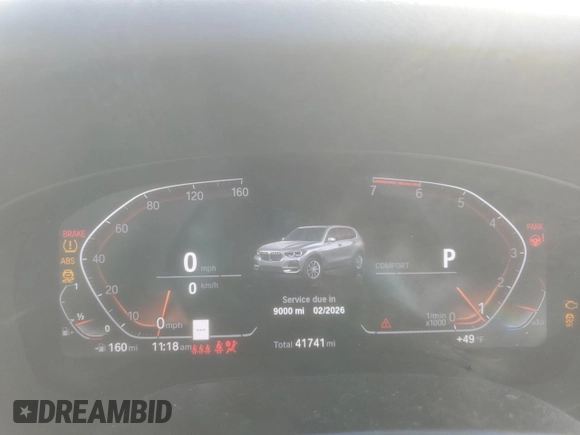 2020 BMW 5 Series 530i xDrive z VIN WBAJR7C05LBP96538, wystawiony jako Copart lot #48725965 z przebiegiem 41 471 mil mil oraz Szkoda całkowita • Salvage title. Historia ofert i sprzedaży dostępna na DreamBid. Obrazek 9.
