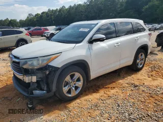 2015 Toyota Highlander Limited с VIN 5TDYKRFHXFS071372, выставлен на аукционе Copart как лот 59554875 с пробегом 180 971 миль миль и Списание • Salvage title. История ставок и продаж доступна на DreamBid. Изображение 1.