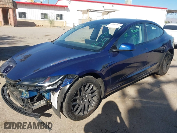 2024 Tesla Model 3 Long Range with VIN 5YJ3E1EB2RF758998, listed as a IAAI auction lot 41861108 with 14,531 mi miles and . Bid and sale history available at DreamBid. Image 18.