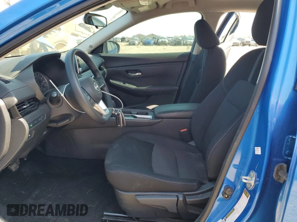 2024 Nissan Sentra SV with VIN 3N1AB8CV4RY209736, listed as a Copart auction lot 47422365 with 21,329 mi miles and Salvage Title. Bid and sale history available at DreamBid. Image 7.