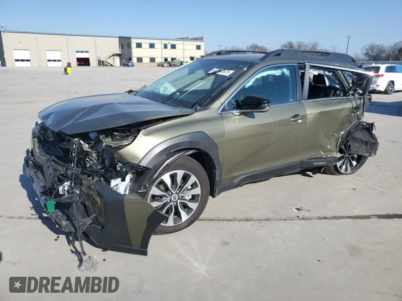 2025 Subaru Outback Limited XT with VIN 4S4BTGND9S3156572, listed as a Copart auction lot 47647525 with 3,409 mi miles and Non Repairable. Bid and sale history available at carsss.com. Image 1.