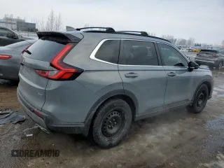 2023 Honda CR-V Sport Touring with VIN 2HKRS6H9XPH208925, listed as a Copart auction lot 46083575 with 63,658 mi miles and Salvage Title. Bid and sale history available at DreamBid. Image 3.