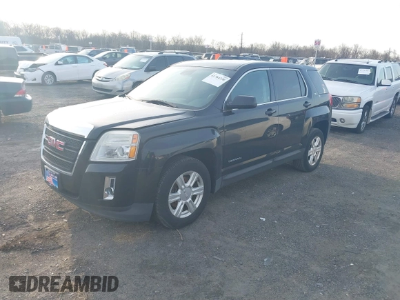 2014 GMC Terrain SLE with VIN 2GKFLVEK9E6311017, listed as a IAAI auction lot 41784238 with 110,684 mi miles. Bid and sale history available at carsss.com. Image 2.