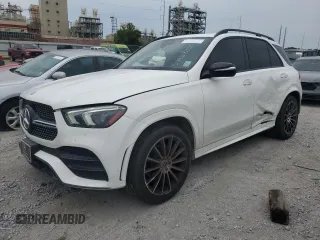 2020 Mercedes-Benz GLE 350 z VIN 4JGFB4KB0LA242999, wystawiony jako Copart lot #57868355 z przebiegiem 41 001 mil mil oraz Szkoda całkowita • Salvage title. Historia ofert i sprzedaży dostępna na DreamBid. Obrazek 1.