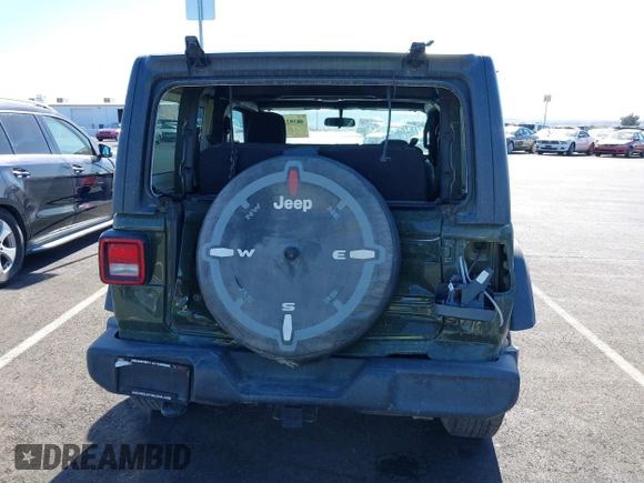 2021 Jeep Wrangler Sport S with VIN 1C4GJXAG3MW737454, listed as a IAAI auction lot 40392262 with 29,330 mi miles and . Bid and sale history available at DreamBid. Image 16.