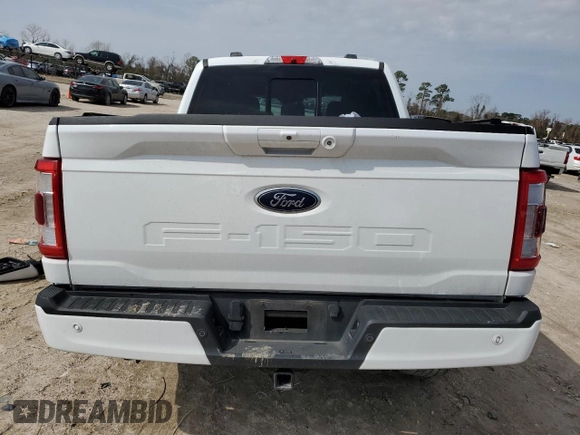 2022 Ford F-150 XL with VIN 1FTFW1ED2NFA67195, listed as a Copart auction lot 45288185 with 57,295 mi miles and Non Repairable. Bid and sale history available at carsss.com. Image 6.