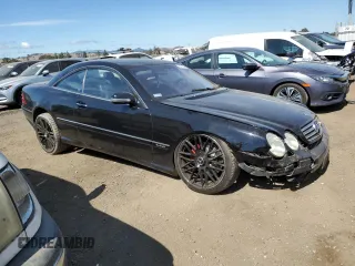 2002 Mercedes-Benz CL-Class with VIN WDBPJ78J12A020190, listed as a Copart auction lot 72278524 with 115,206 mi miles and Salvage Title. Bid and sale history available at carsss.com. Image 4.