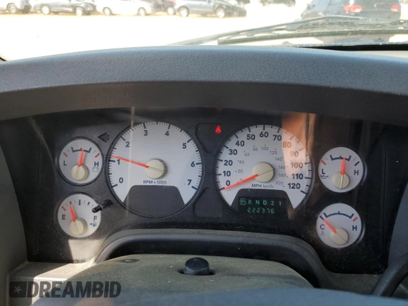 2007 Dodge 1500 SLT with VIN 1D7HA18P07S204969, listed as a Copart auction lot 51480485 with 222,376 mi miles and Salvage Title. Bid and sale history available at DreamBid. Image 9.