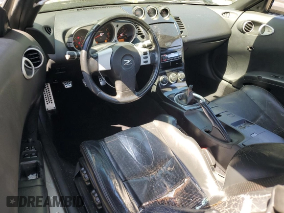 2004 Nissan 350Z Touring with VIN JN1AZ34E54T052703, listed as a Copart auction lot 70016184 with 170,619 mi miles and Salvage Title. Bid and sale history available at carsss.com. Image 8.