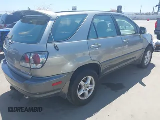 2001 Lexus RX 300 with VIN JTJGF10U810113697, listed as a IAAI auction lot 42215644 with 221,419 mi miles and . Bid and sale history available at DreamBid. Image 4.