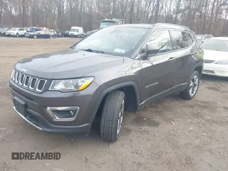 2020 Jeep Compass Limited with VIN 3C4NJDCB1LT138211, listed as a IAAI auction lot 41494220 with 54,322 mi miles. Bid and sale history available at carsss.com. Image 18.