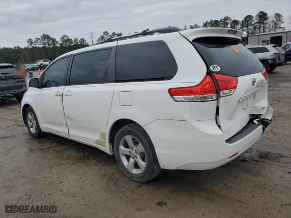 2011 Toyota Sienna LE AAS with VIN 5TDKK3DC5BS142773, listed as a Copart auction lot 44749155 with 165,790 mi miles and Salvage Title. Bid and sale history available at carsss.com. Image 2.