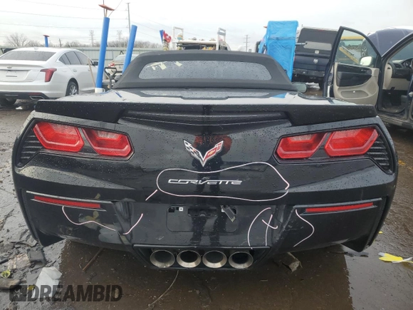 2016 Chevrolet Corvette 1LT with VIN 1G1YB3D70G5121686, listed as a Copart auction lot 86281664 with 68,584 mi miles and Clean Title. Bid and sale history available at carsss.com. Image 6.