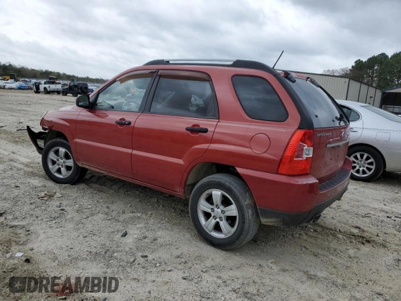 2009 Kia Sportage LX with VIN KNDJF724297627699, listed as a Copart auction lot 51596175 with 190,926 mi miles and Salvage Title. Bid and sale history available at carsss.com. Image 2.