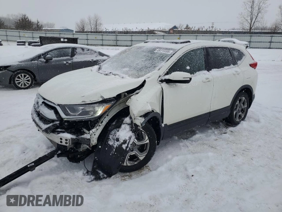 2018 Honda CR-V EX-L with VIN 2HKRW2H87JH626693, listed as a Copart auction lot 46415085 with 54,012 mi miles and Salvage Title. Bid and sale history available at carsss.com. Image 1.
