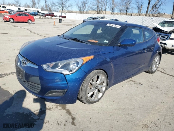 2016 Hyundai Veloster with VIN KMHTC6AD1GU278445, listed as a Copart auction lot 42445245 with 82,673 mi miles and Salvage Title. Bid and sale history available at carsss.com. Image 1.
