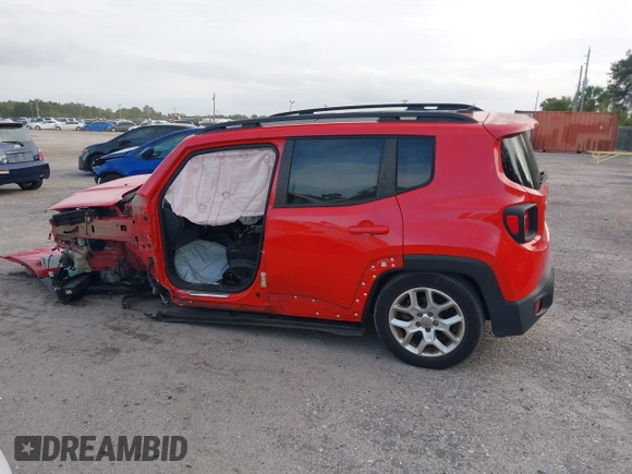 2015 Jeep Renegade Latitude with VIN ZACCJABT6FPC27221, listed as a IAAI auction lot 40810159 with Not Provided miles. Bid and sale history available at carsss.com. Image 14.