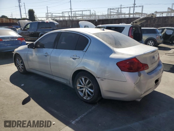 2007 Infiniti G35 Journey with VIN JNKBV61E37M710924, listed as a Copart auction lot 76818704 with 160,362 mi miles and Salvage Title. Bid and sale history available at DreamBid. Image 2.