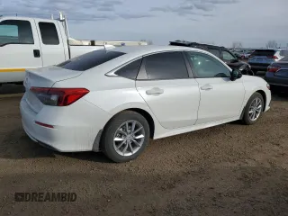 2024 Honda Civic Sedan EX with VIN 2HGFE2F3XRH117877, listed as a Copart auction lot 80212554 with 8,640 mi miles and Clean Title. Bid and sale history available at carsss.com. Image 3.
