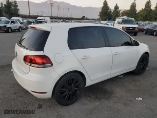 2010 Volkswagen Golf with VIN WVWDB7AJ4AW333358, listed as a Copart auction lot 82604394 with 126,945 mi miles and Salvage Title. Bid and sale history available at carsss.com. Image 3.
