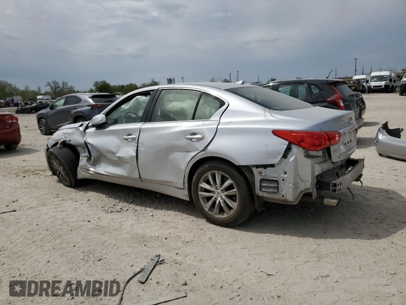 2017 Infiniti Q50 Signature Edition z VIN JN1EV7AR0HM830515, wystawiony jako Copart lot #53435825 z przebiegiem 66 994 mil mil oraz Szkoda całkowita • Salvage title. Historia ofert i sprzedaży dostępna na DreamBid. Obrazek 2.