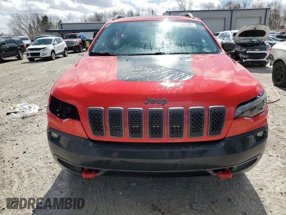2019 Jeep Cherokee Trailhawk Elite with VIN 1C4PJMBX3KD103406, listed as a Copart auction lot 50162595 with 58,259 mi miles and Clean Title. Bid and sale history available at carsss.com. Image 5.