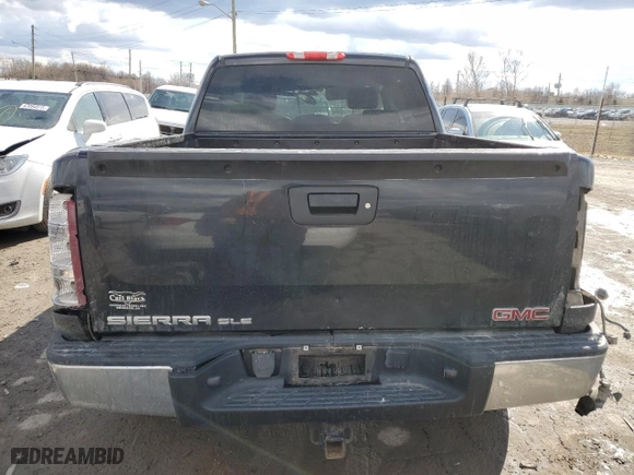 2012 GMC Sierra 1500 SLE with VIN 3GTP2VE78CG224581, listed as a Copart auction lot 46587475 with 131,403 mi miles and Salvage Title. Bid and sale history available at carsss.com. Image 6.