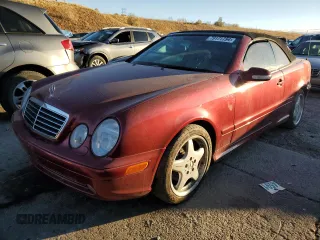 2001 Mercedes-Benz CLK with VIN WDBLK70G11T071462, listed as a Copart auction lot 79171794 with 57,024 mi miles and Salvage Title. Bid and sale history available at carsss.com. Image 1.