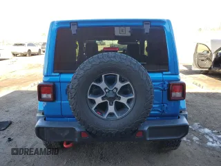 2021 Jeep Wrangler Rubicon with VIN 1C4HJXCG9MW794033, listed as a Copart auction lot 82809014 with 30,590 mi miles and Salvage title. Bid and sale history available at DreamBid. Image 6.