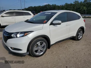 2016 Honda HR-V EX with VIN 3CZRU5H57GM721135, listed as a Copart auction lot 52879295 with 97,050 mi miles and Salvage Title. Bid and sale history available at carsss.com. Image 1.