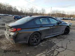 2023 BMW 5 Series 540i xDrive with VIN WBA73BJ01PCL40246, listed as a Copart auction lot 42847975 with Not Provided miles and Salvage Title. Bid and sale history available at carsss.com. Image 3.