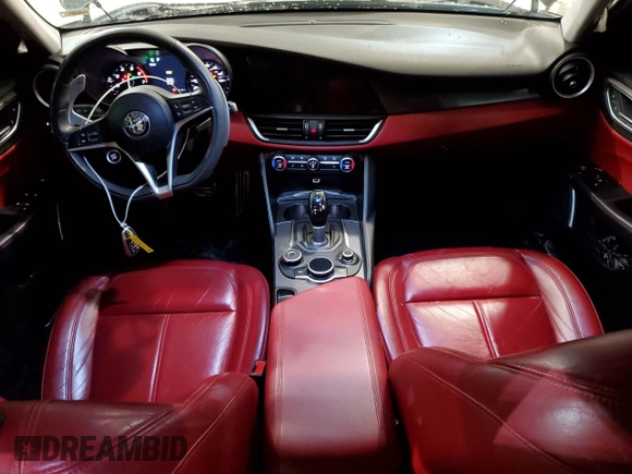 2017 Alfa Romeo Giulia with VIN ZARFAEDN6H7533554, listed as a Copart auction lot 46048083 with 77,894 mi miles. Bid and sale history available at carsss.com. Image 8.