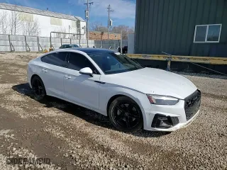 2021 Audi A5 Sportback S line Premium Plus with VIN WAUFACF52MA006570, listed as a Copart auction lot 47215745 with NaN miles and Salvage Title. Bid and sale history available at carsss.com. Image 10.