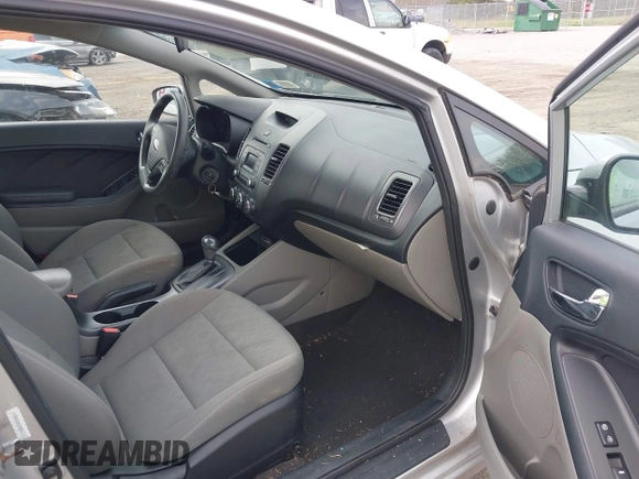 2015 Kia Forte LX with VIN KNAFK4A66F5390206, listed as a IAAI auction lot 42146355 with 107,925 mi miles. Bid and sale history available at carsss.com. Image 5.