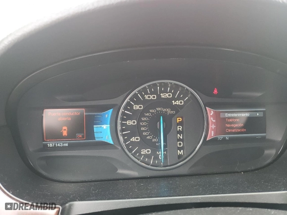 2011 Ford Edge Limited with VIN 2FMDK4KC7BBB40702, listed as a Copart auction lot 51693195 with 187,143 mi miles and Salvage Title. Bid and sale history available at carsss.com. Image 9.