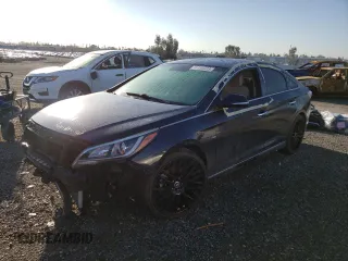 2017 Hyundai Sonata Hybrid SE with VIN KMHE24L36HA066650, listed as a Copart auction lot 45160023 with 0 mi miles. Bid and sale history available at carsss.com. Image 1.