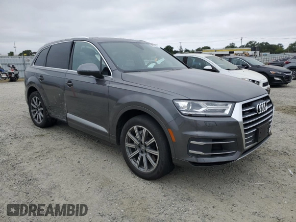 2019 Audi Q7 Premium with VIN WA1AAAF74KD008880, listed as a Copart auction lot 54277445 with 23,476 mi miles and Salvage title. Bid and sale history available at DreamBid. Image 4.