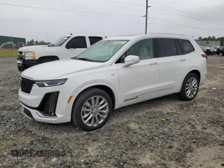 2022 Cadillac XT6 Premium Luxury with VIN 1GYKPCRS8NZ119020, listed as a Copart auction lot 80645524 with 29,173 mi miles and Salvage Title. Bid and sale history available at carsss.com. Image 1.